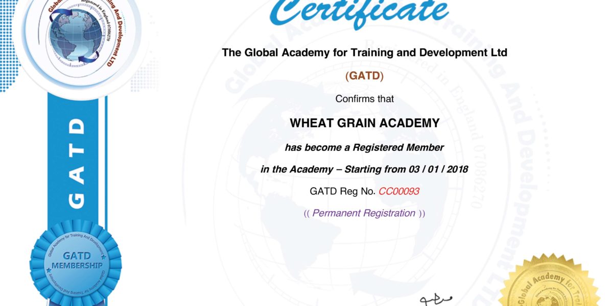 اعتماد الأكاديمية العالمية للتدريب والتطوير البريطانية